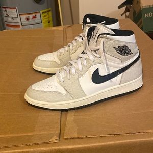 Jordan 1 Retro White Elephant Print *Limited Edition* SIZE 9.5 MEN